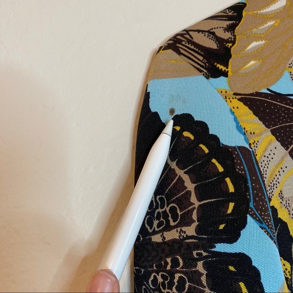 TORY BURCH butterfly Kareema silk shift dress - Picture 13 of 13